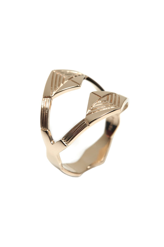 Ring in 18k white gold