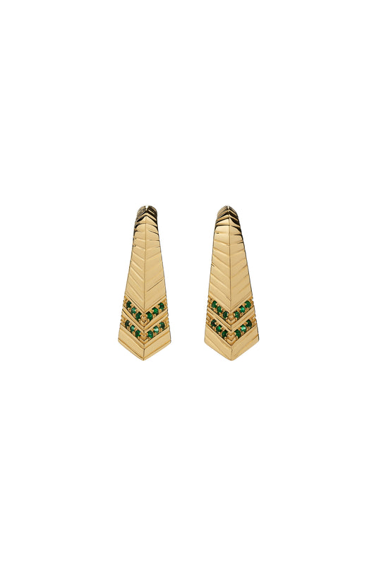 Emerald Embrace earrings